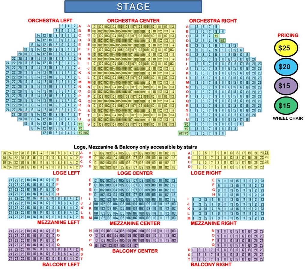 Rp Funding Center Youkey Theater Seating Chart